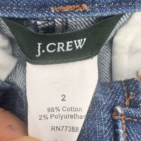 J Crew Women's Nautical‎ Denim Short Blue Size 2 - Picture 9 of 10